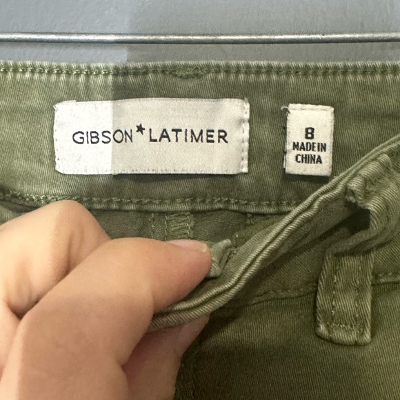 Gibson Latimer Women’s size 8 trouser pant army green - Picture 3 of 6